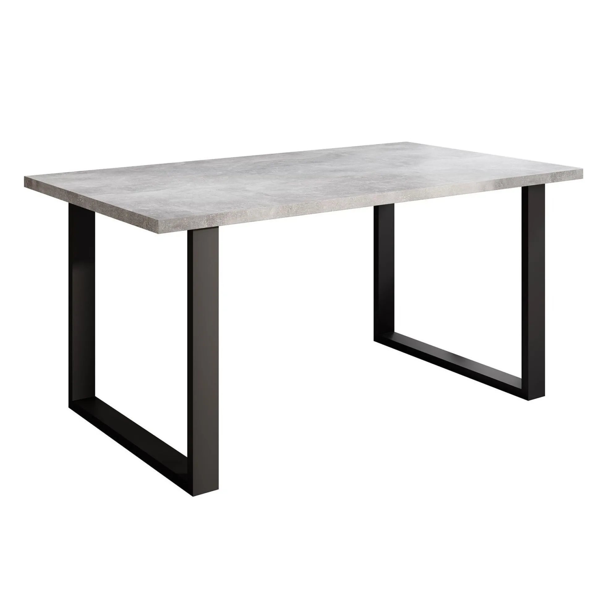 Butter - Eetkamertafel - Betonlook - 160x90x76 cm