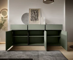 Cainan - Dressoir - Groen - 180x40x78 cm