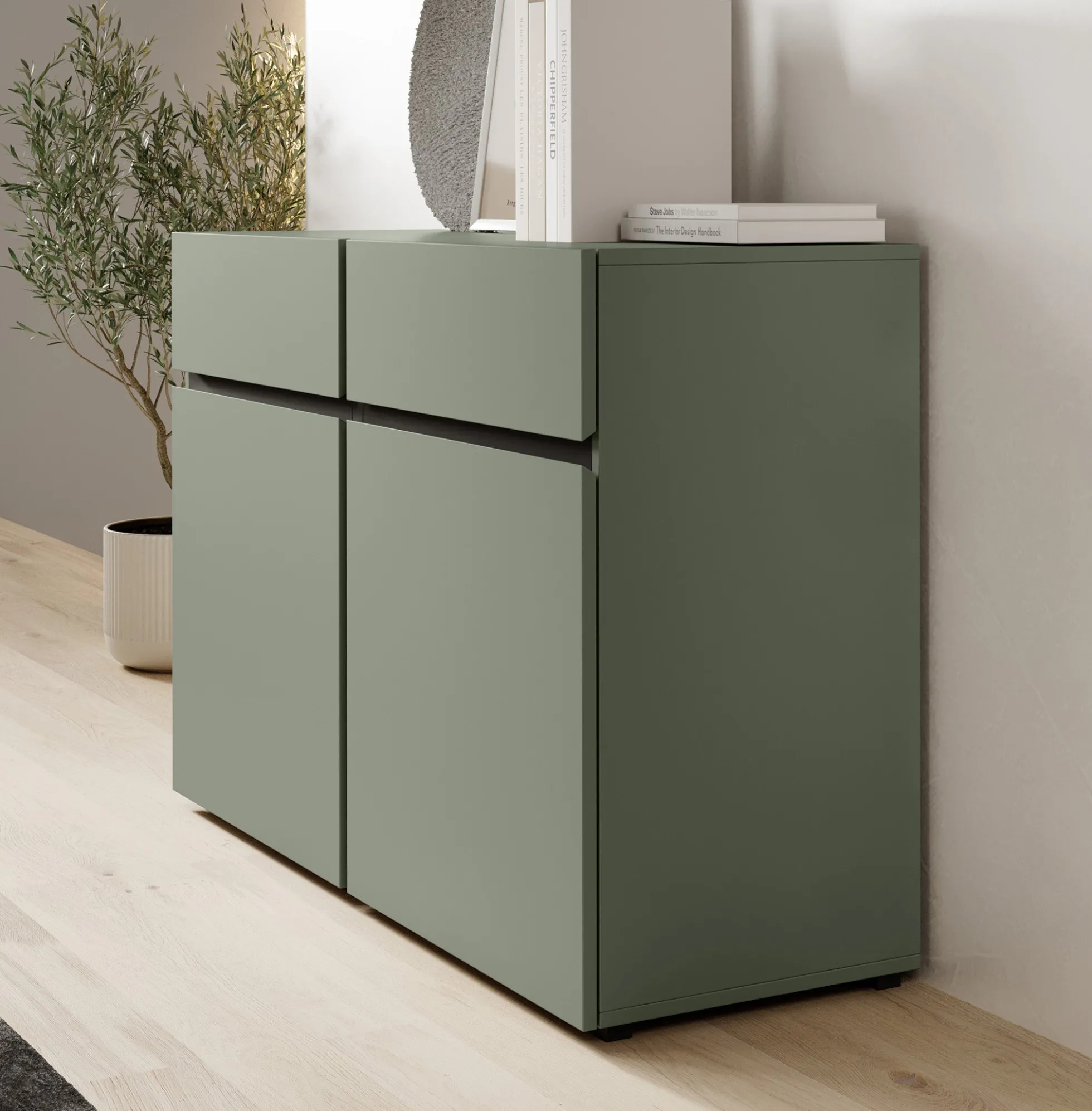 Cainan - Dressoir - Groen - 119x40x78 cm