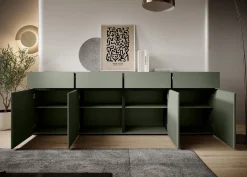 Cainan - Dressoir - Groen - 225x40x78 cm