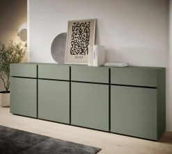 Cainan - Dressoir - Groen - 225x40x78 cm