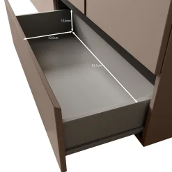 Cainan - Kledingkast 4-deurs - Beige - 180x60x210 cm