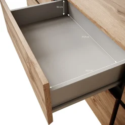 Cainan - TV-Meubel - met 3 lades - Groen - 180 cm