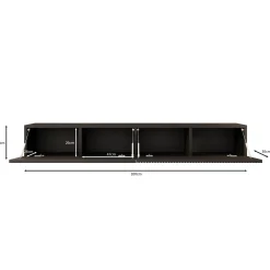 Caius - TV-Meubel - Zwart