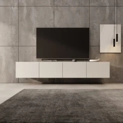 Calabas - TV-Meubel - Beige - 200x43x37 cm