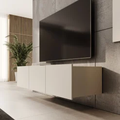 Calabas - TV-Meubel - Beige - 150x43x37 cm