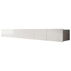 Calabas - TV-Meubel met 6 deuren - Wit - 300x43x37 cm