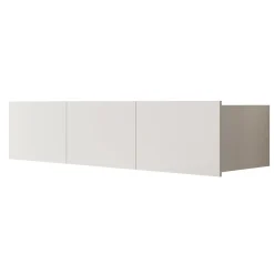 Calabas - TV-Meubel met 3 deuren - Wit - 150x43x37 cm