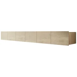 Calabas - TV-Meubel met 6 deuren - Eiken - 300x43x37 cm