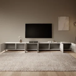 Calgary - TV-Meubel - met 6 deuren - Beige - 300x43x37 cm