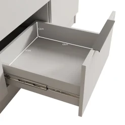 Caliero - Kledingkast 3-deurs - Eikenpatroon - 150x60x216 cm