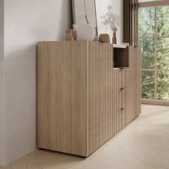 Callahan - Dressoir - Eiken - 150x40x80 cm