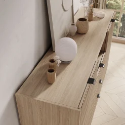 Callahan - Dressoir - Eiken - 150x40x80 cm