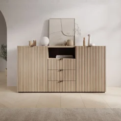 Callahan - Dressoir - Eiken - 150x40x80 cm