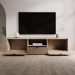 Callahan - TV-Meubel - Eiken - 179x40x42 cm