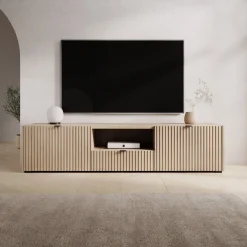 Callahan - TV-Meubel - Eiken - 179x40x42 cm