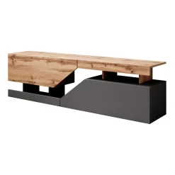 Canberra - TV-Meubel - Eiken/antraciet - 160 cm