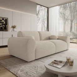 Canyon - 2-zitsbank - Teddystof beige - 205x105x75 cm