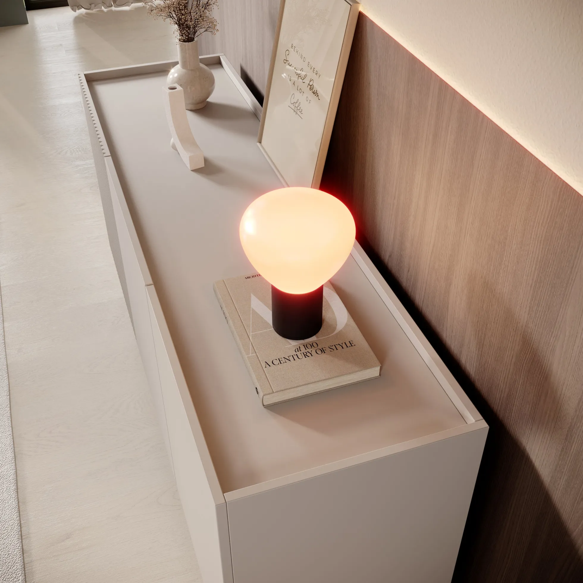 Capri - Dressoir - Beige - 150x42x80 cm
