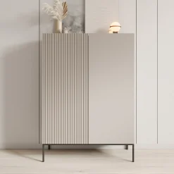 Capri - Dressoir - Beige - 100x42x140 cm