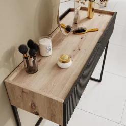 Capri - Kaptafel - Eiken - 100x32x80 cm