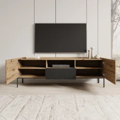 Capri - TV-Meubel - Eiken - 180x42x60 cm