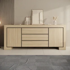Cayuga - Dressoir - Eiken - 225x48x90 cm