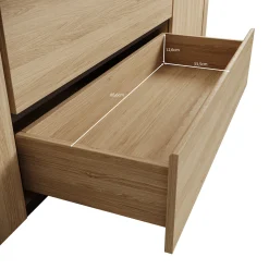 Cayuga - Dressoir - Eiken - 225x48x90 cm