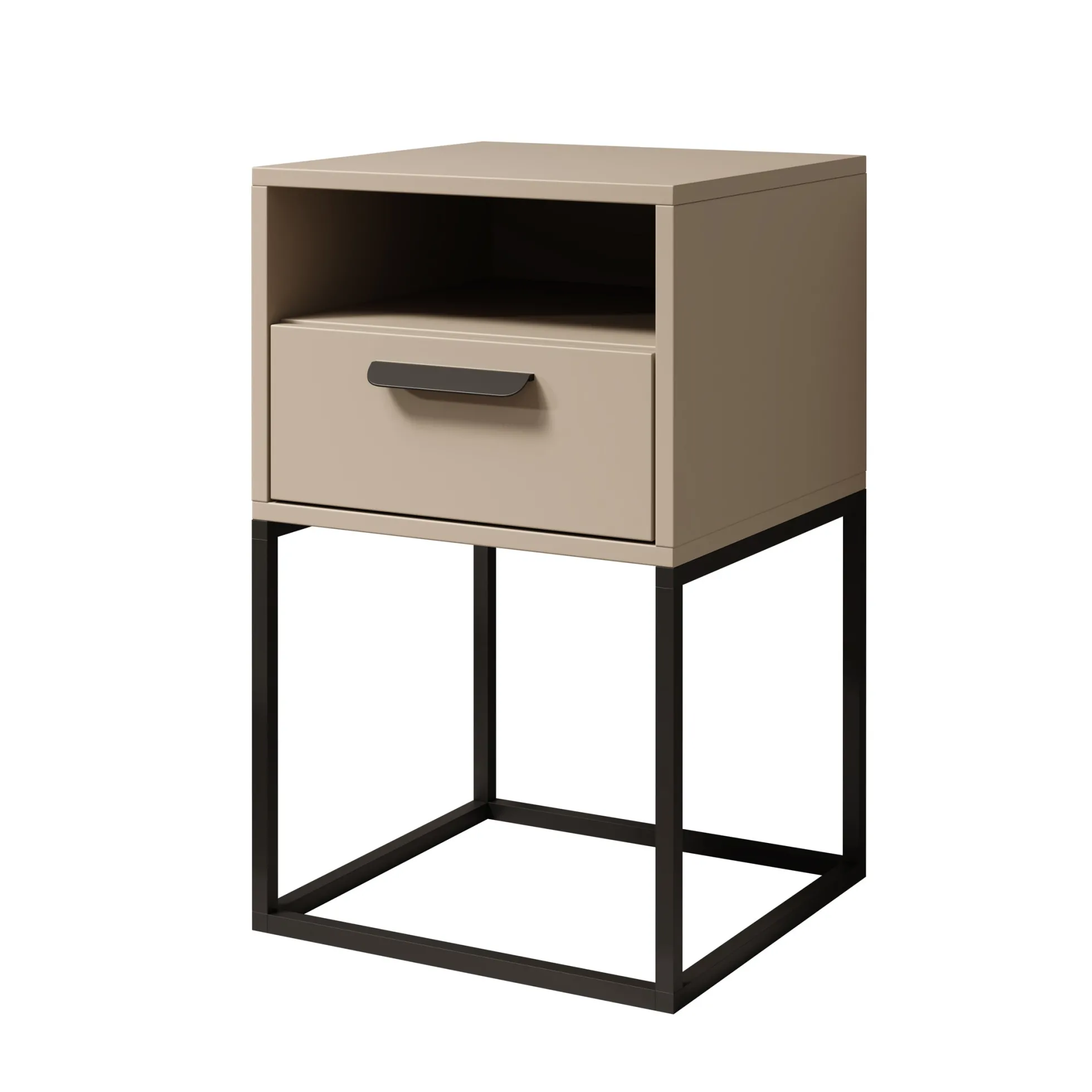 Cebu 2 - Nachtkastje - Beige - 40x39x65 cm