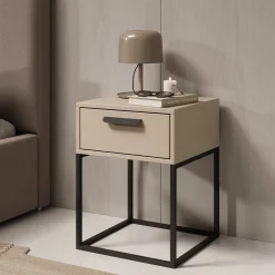 Cebu - Nachtkastje - Beige - 40x39x52 cm