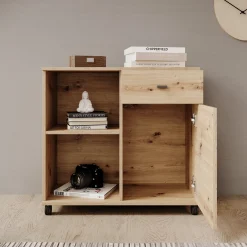 Celeste - Dressoir - Eikenpatroon - 77x35x73 cm