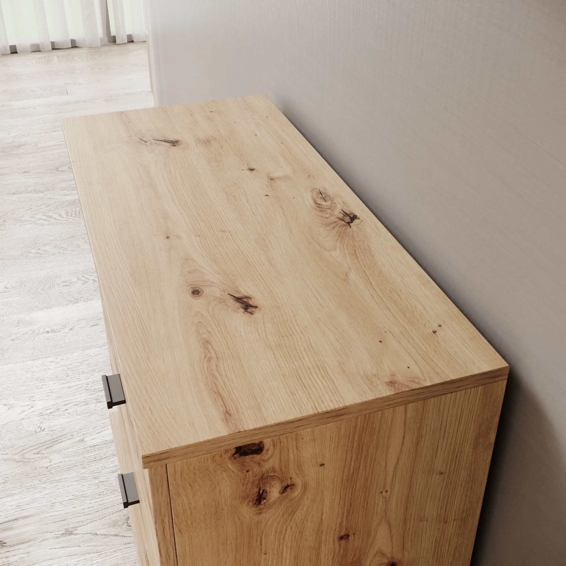 Celeste - Dressoir - Eikenpatroon - 77x35x73 cm
