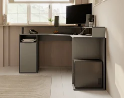 Charlotte - Bureau - Grijs - 139x139 cm