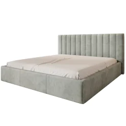 Chief - Tweepersoonsbed - Velvet grijs - 200x200 cm