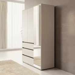 Cirelle 2 - Kledingkast 3-deurs - Beige - 138x55x211 cm