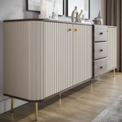 Concorde - Dressoir - Beige - 200x38x80 cm