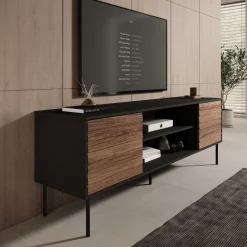 Cordoba - TV-Meubel met 2 deuren - Eiken - 180x40x182 cm