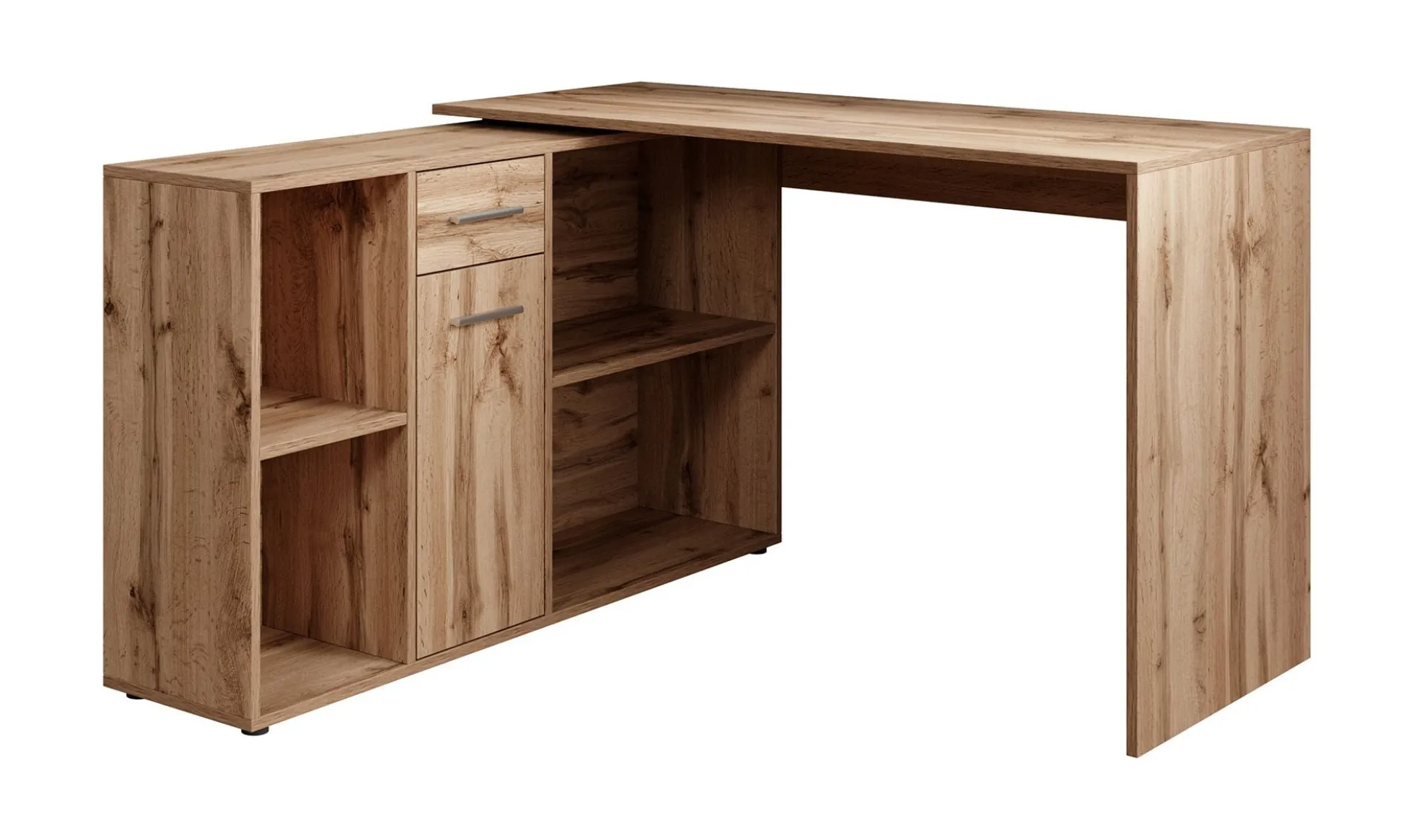 Crister - Bureau - Eiken - 122x120 cm