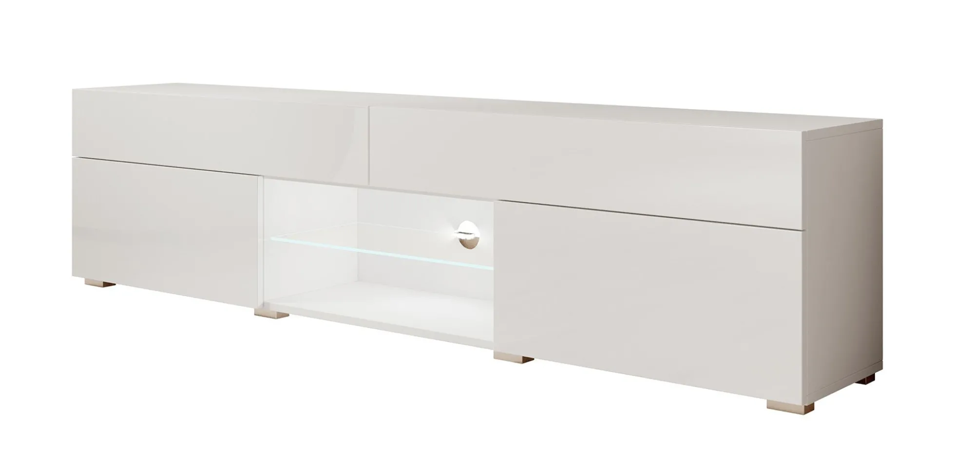 Cruise - TV-Meubel met verlichting - Wit - 180 cm