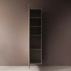 Cruzar - Vitrinekast - Beige - 40x30x180 cm