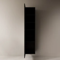 Cruzar - Vitrinekast - Zwart - 40x30x180 cm