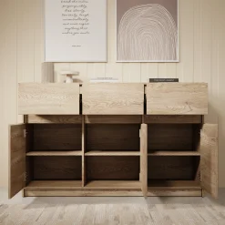 Cuarto 2 - Dressoir - Eiken - 138x40x87 cm