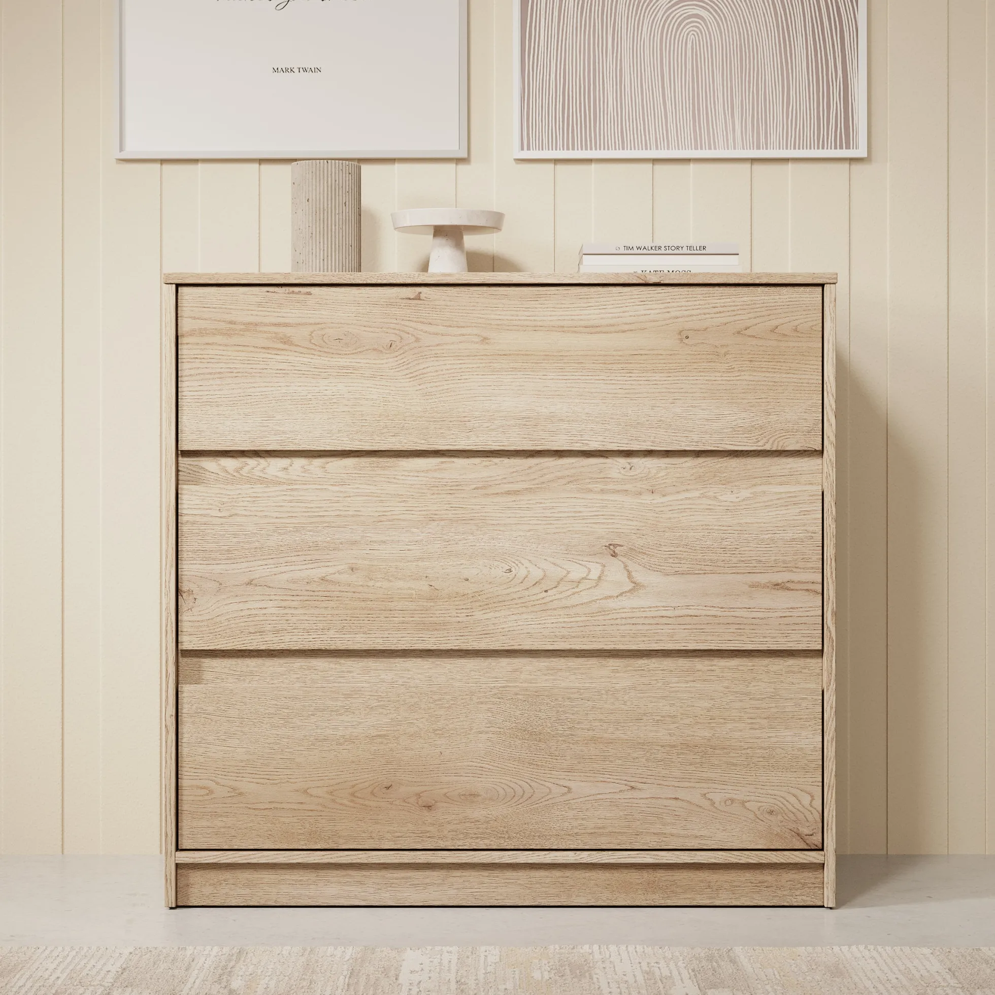 Cuarto - Ladekast - Eiken - 91x40x87 cm