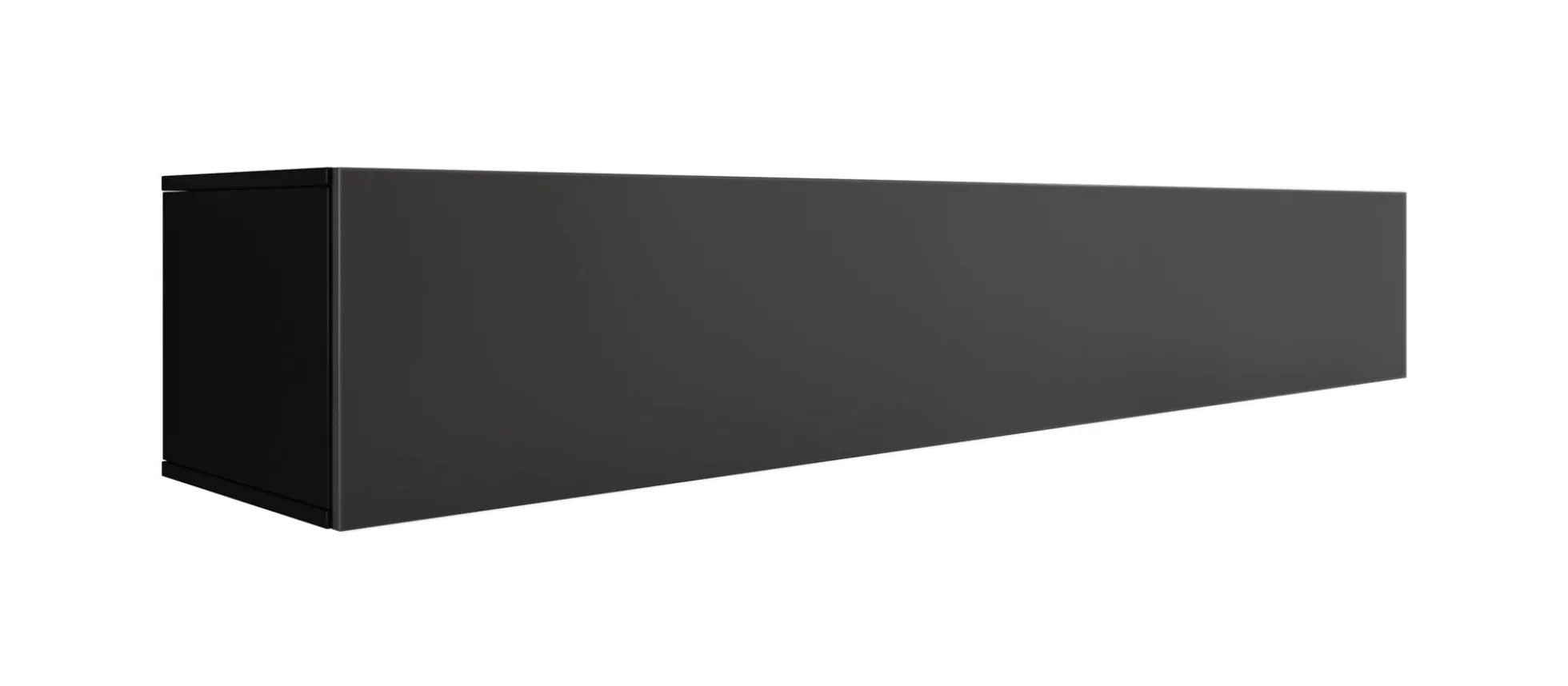 Dario - TV-Meubel met verlichting - Mat zwart - 180 cm