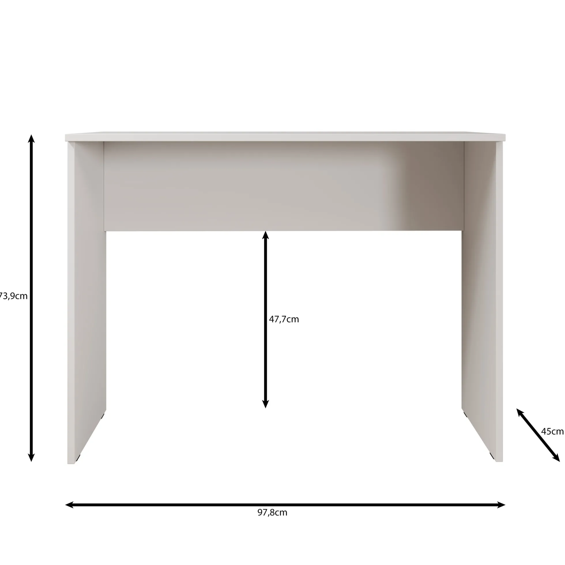 Daro - Bureau - Wit - 98x45x74 cm