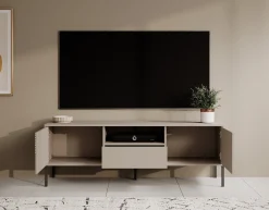 Davey - TV-Meubel met 2 deuren - Beige - 155 cm