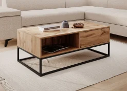 Delta - Salontafel met lades - Eiken
