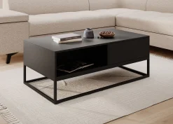 Delta - Salontafel met lades - Zwart