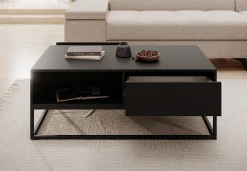 Delta - Salontafel met lades - Zwart