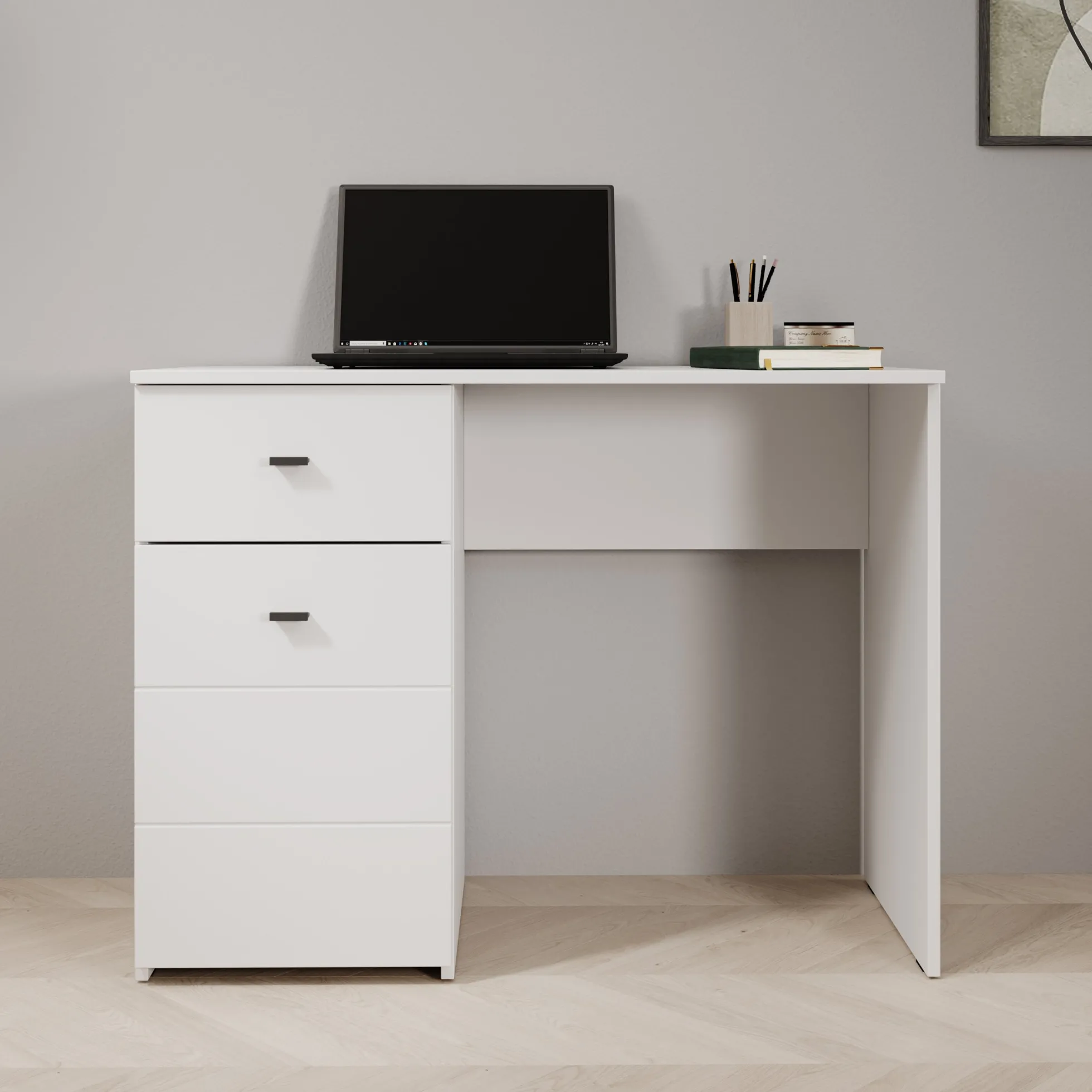 Denso - Bureau - Wit - 98x45x74 cm